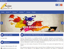 Tablet Screenshot of incisivewebsolution.com